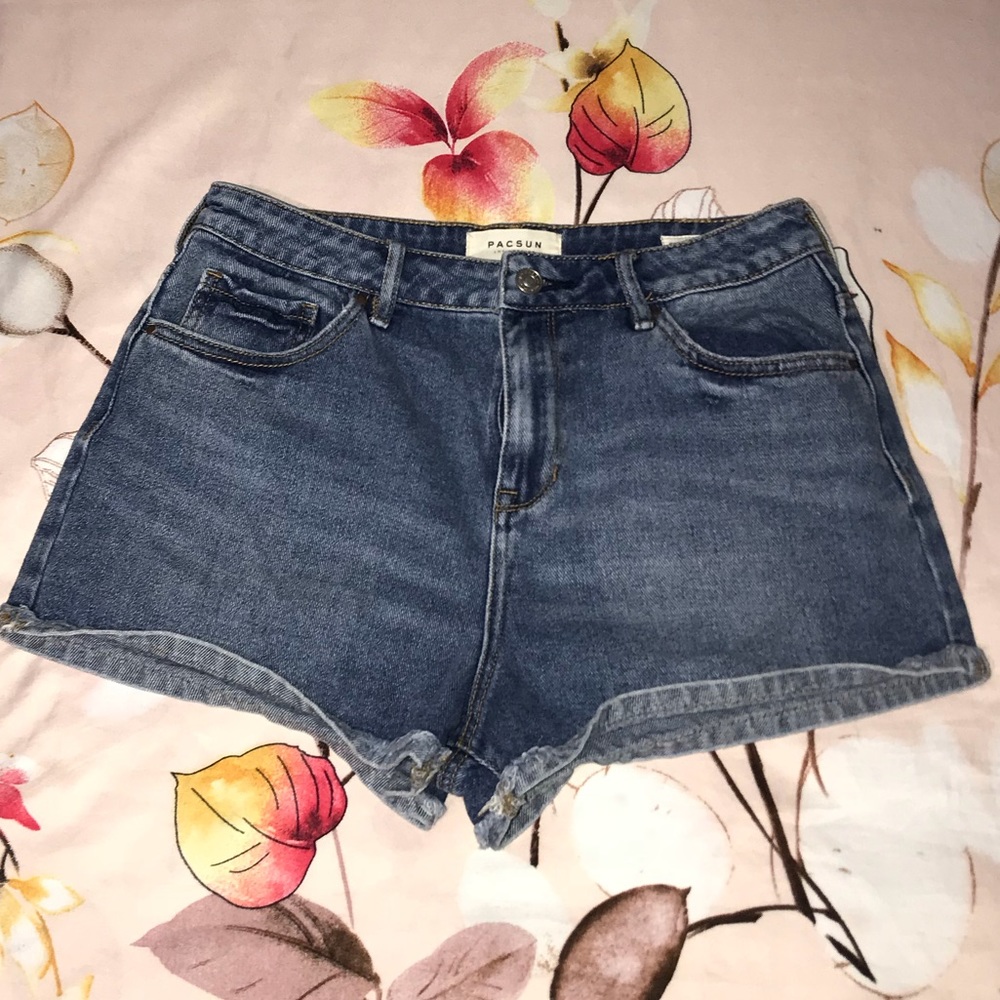 Denim shorts